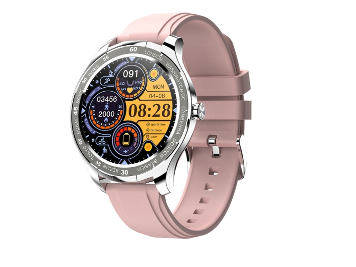 Smartwatch YIZHOOD Te193 Android e Ios Rosa