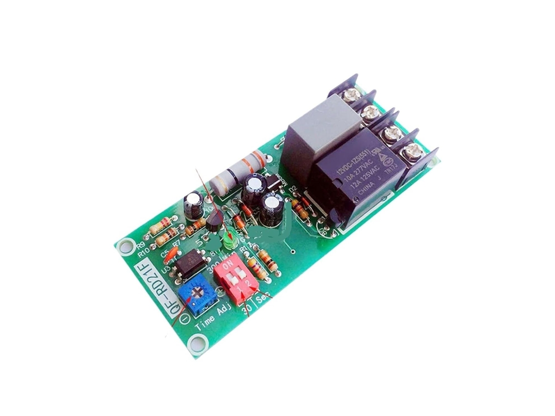 Módulo De Relé Controle Temporizador Ajustável Ac100v-220v