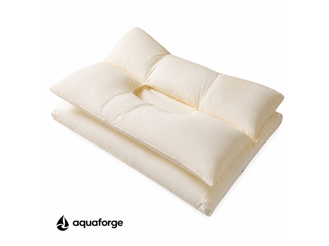 Almofada Cervical Ergonómica Algodão 45 X 70 Cm