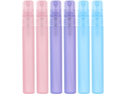 Frascos Spray de Viagem Recarregáveis E Portáteis Plástico 10 Ml (pacote)