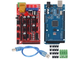 Kit de Controle de Impressora 3d com Componentes Eletrônicos para Mega 2560 R3