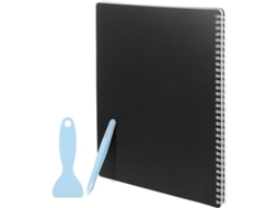 Minaolulus Álbum Autocollant Reutilizável Grande Formato Formato, Organizador Feuilles D'autocollants Com