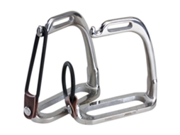 Estribos de Aço Inoxidável em Forma de Pavão para Cavalos WEATHERBEETA Korsteel 9,5 cm
