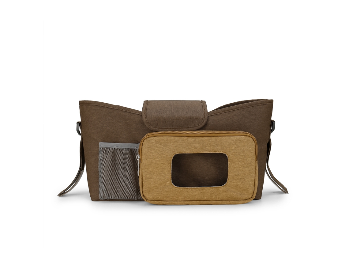 Bolsa Para Carrinho De Bebê, Bolsa De Viagem Para Gestantes, Bolsa De Ombro, Bolsa Para Fraldasmarrom Yunzii
