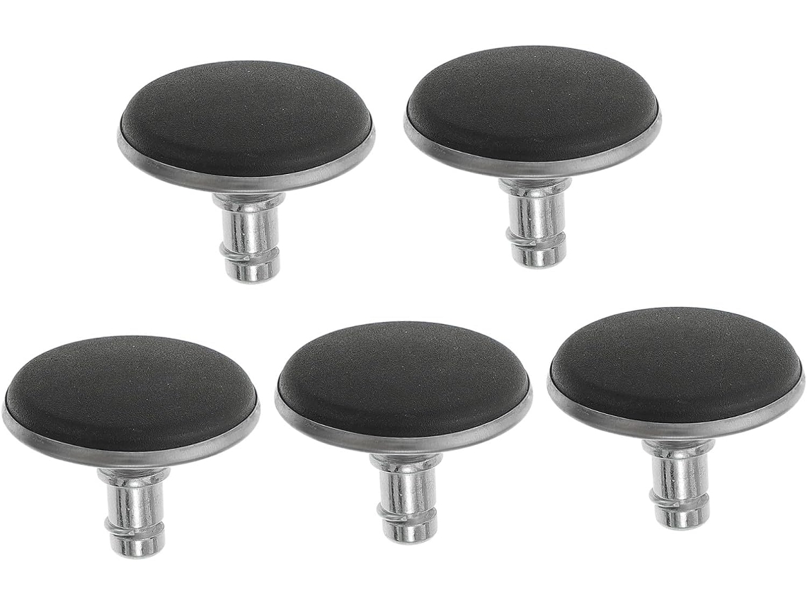 Conjunto De 5 Pés Niveladores Ajustáveis Para Móveis, Resistentes, Com Parafuso E Base De Nylon