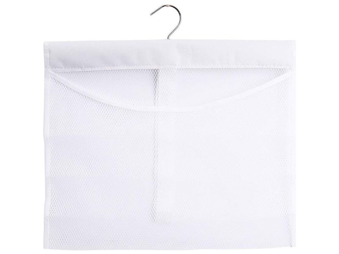 2026 bolsa Colgante de Malla para Ducha, Organizador de Juguetes de Baño Colorido, Blanco
