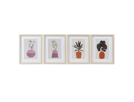 Quadro DKD HOME DECOR Plant (35 x 2.5 x 45 cm)