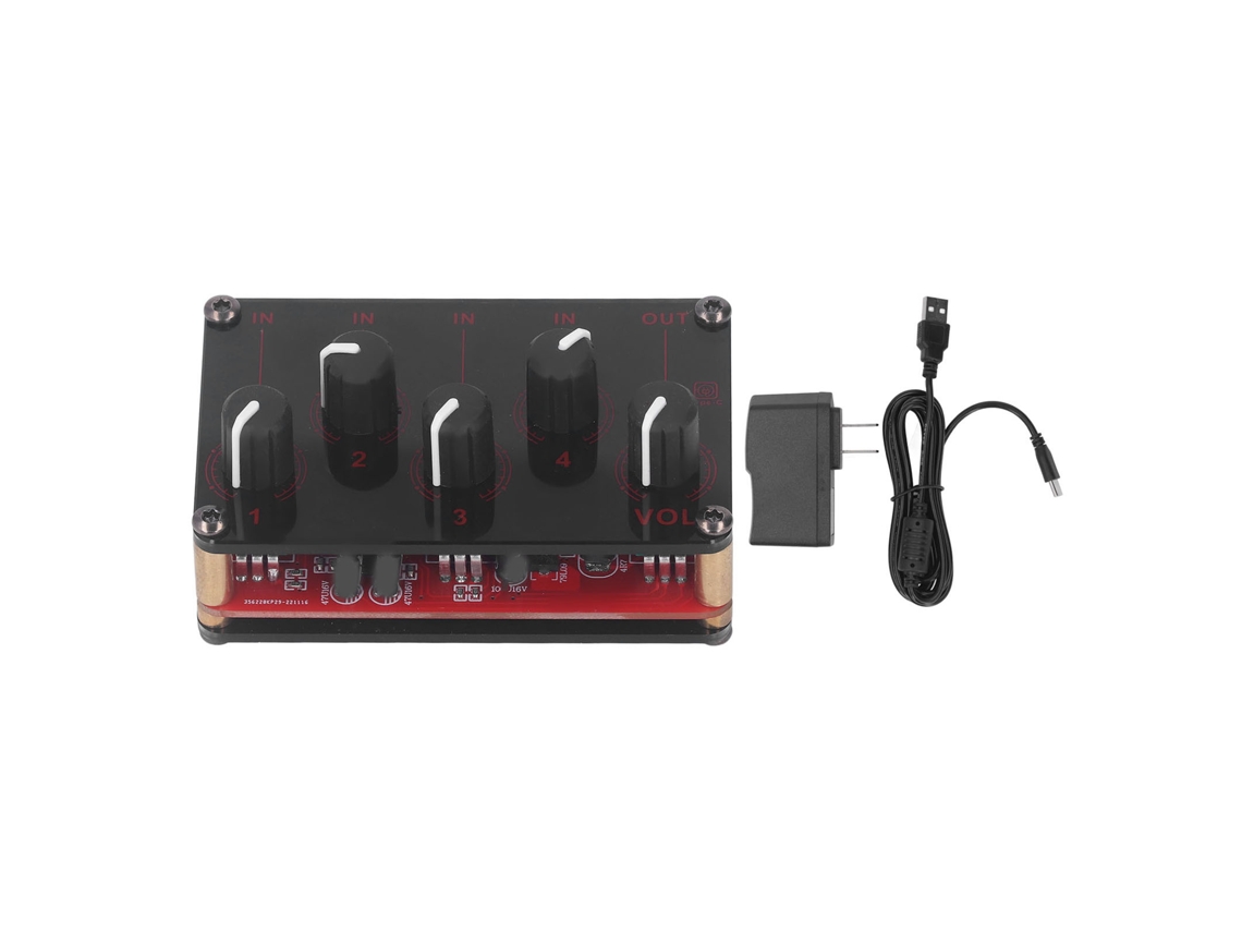 Mixer Estéreo Portátil 4 Canais 4 em 1 S/MARCA