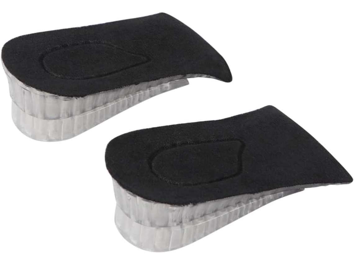 Palmilha Invisível De Silicone Preta Para Tênis Esportivos