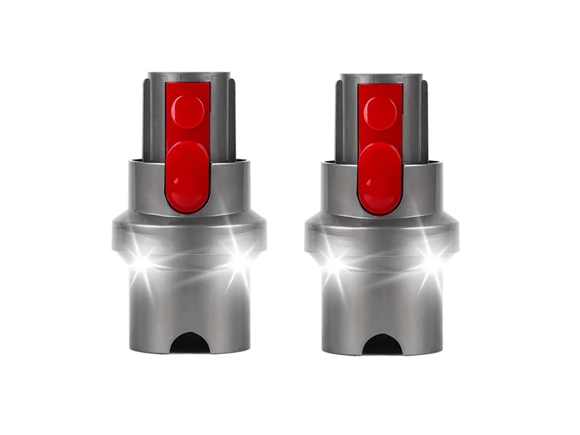 2 peças conversor adaptador de iluminação led para dyson v7 v8 v10 v11 v15 peças aspirador sem fio