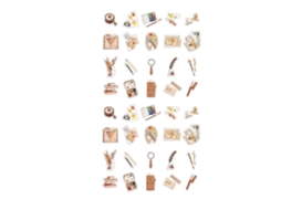 40 adesivos de planner pet decorativos | S/MARCA