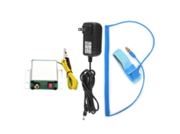Anjies D001 Pulseira Antiestática Com Alarme Antichoque Correia Esd Para Estações De Trabalho Ac100~240v