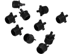 Conectores De Irrigação Com Rosca Macho G1/2, 50 Peças, Duráveis E