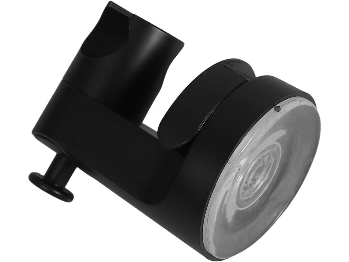 Suporte De Parede Para Chuveiro Nolitoy, Em Abs Preto, Com Ventosa, Sem Necessidade De Furar, Para Chuveiro De Mão