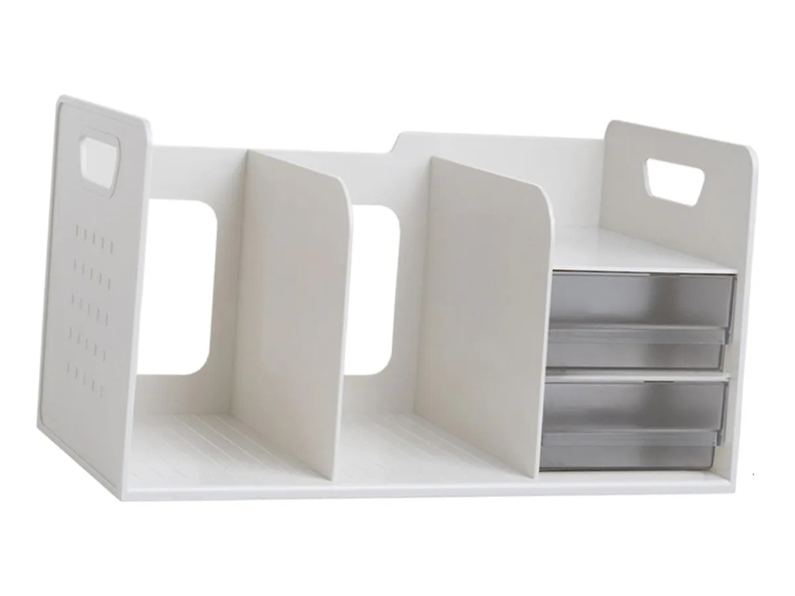 Lurelia Suporte Transparente Portátil Branco 36,8 Cm X 20,8 Cm Para Escritório E Casa