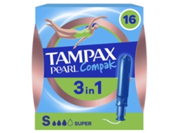 Tampões Pearl Compak Super Com Aplicador Tampax