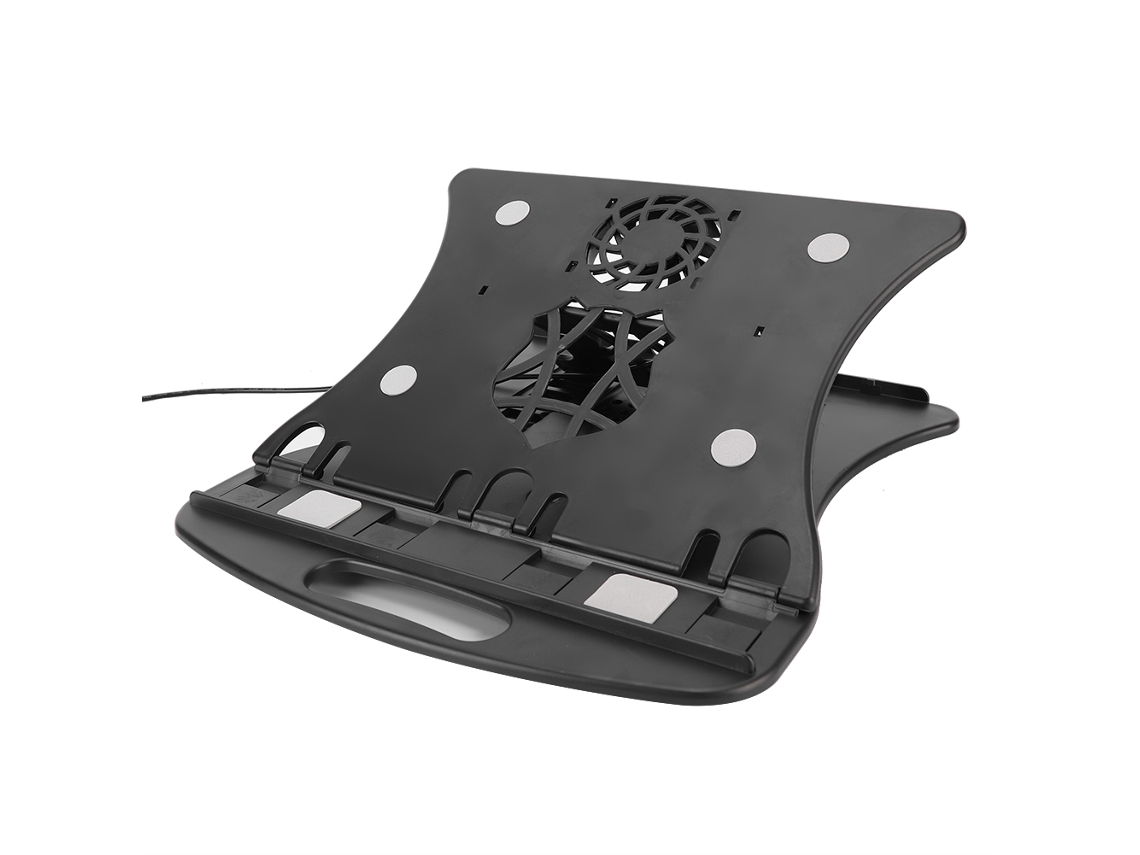 Suporte Portátil Ajustável com Cooler para Laptop