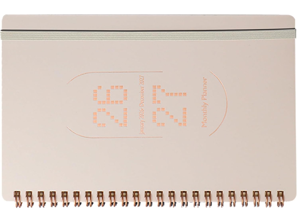 Agenda Semanal 2026 2027, Papel Compacto, de Calendário e Diário Tempo para o CHABERLU
