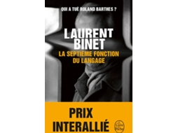 Libro La septieme fonction du langage de Laurent Binet (Francés)