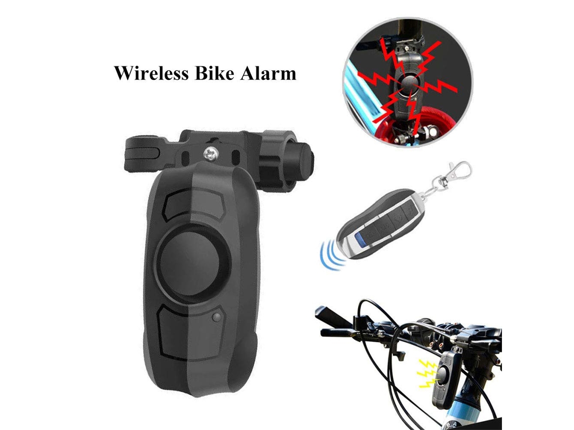 Lurelia Alarme Bicicleta, Antirroubo, 105db, Controlo Remoto, À Prova Água, Portátil, 1,5cm, 150g