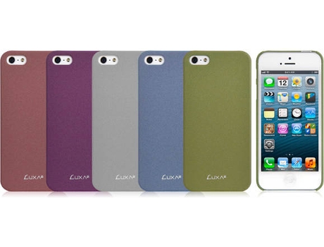 Capa iPhone 5 LUXA2 Sandstone Roxo