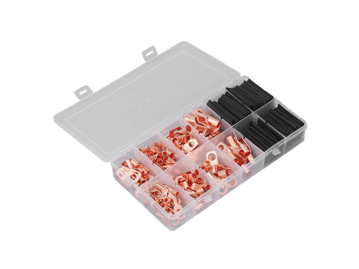 Conjunto De 260 Tubos Terminais Com Capa De Isolamento Laxiscreed, Resistente, Durável E Design Fechado
