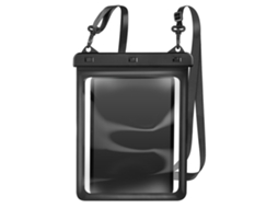 Capa à prova d'água AVIZAR IPX8 para tablet de 12 polegadas com cabo preto