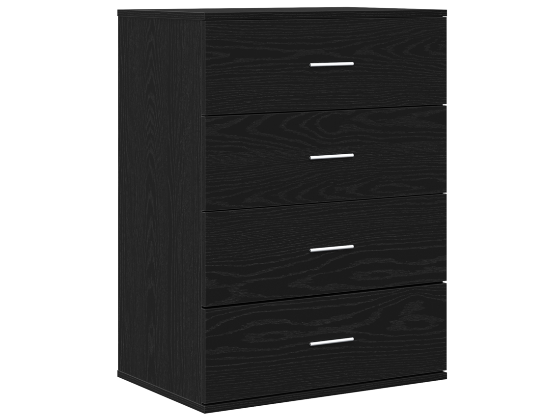 Conjunto 1 Buffet Moderno Vidaxl Preto Derivados De Madeira (60 X 39 X 80 Cm)