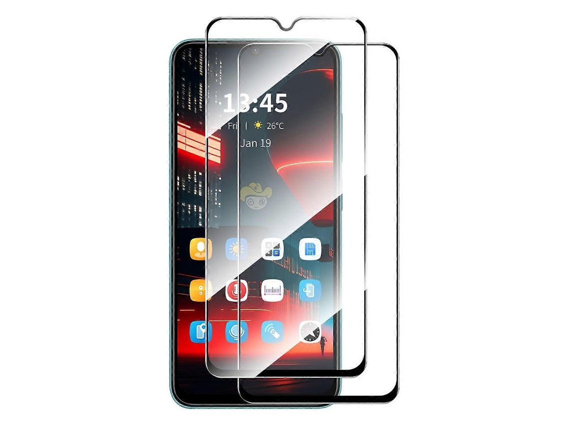 2 Unidades De Película De Vidro Temperado Enkay Com Alta Aderência, Feita De Alumínio E Silício, Para Oneplus Nord N20 Se