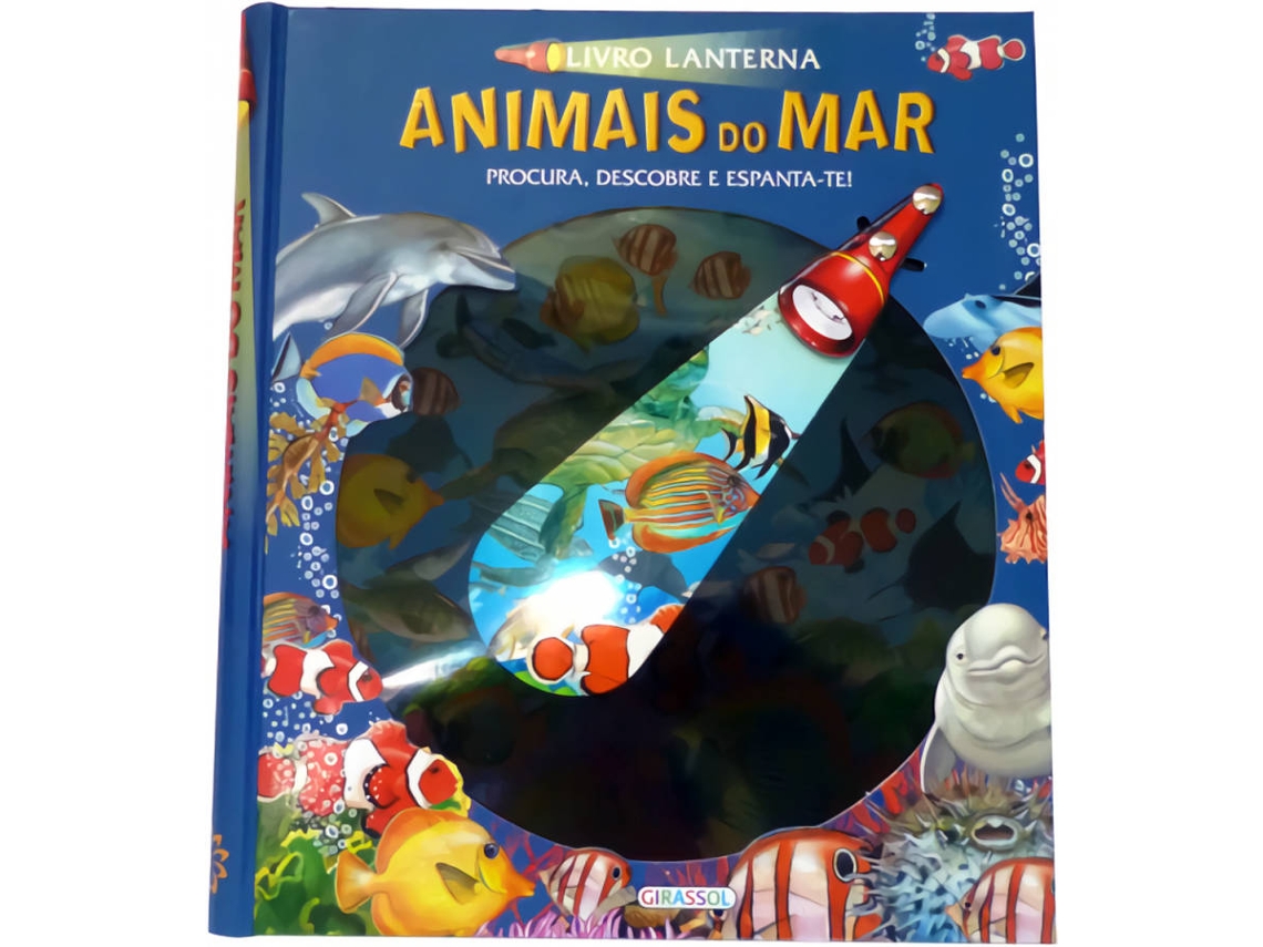 Livro Lanterna Animais Do Mar (Português)