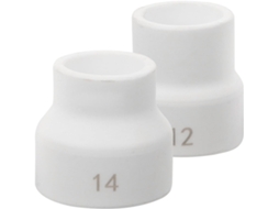 Conjunto de 2 Copos Topbathy para Kit Soldagem TIG, com Copo de Cerâmica