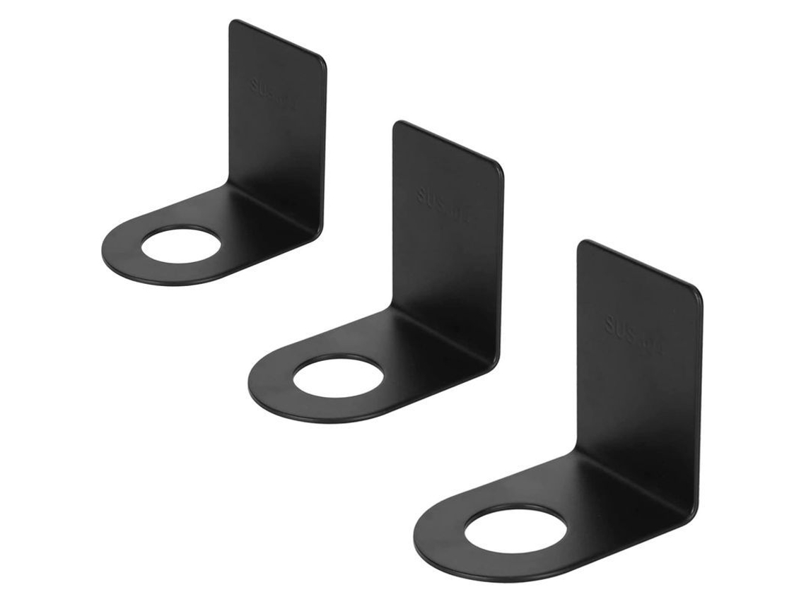 Dispensador De Jabón De Pared Negro Acero Inoxidable 27mm Apertura Para Baño Cocina Accesorios De Baño