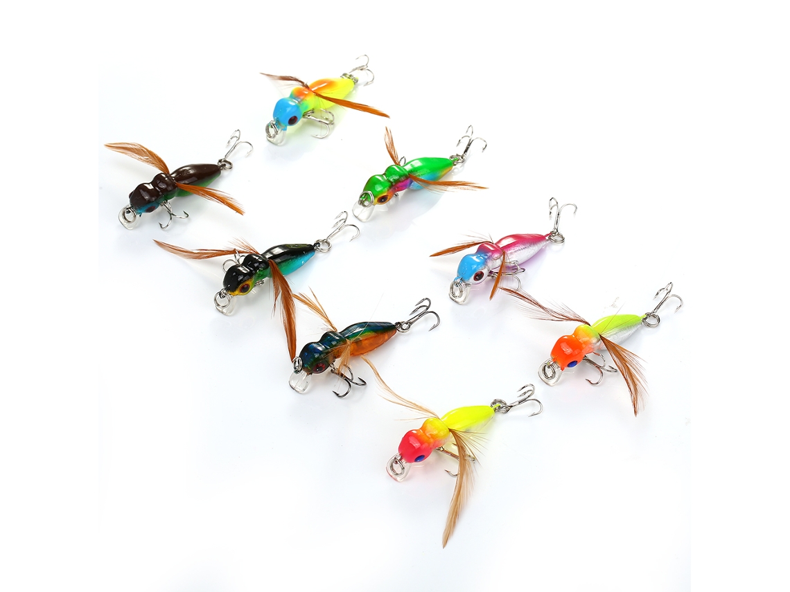 Lure (bionic Insect Multi-color Set) Cicada Insect Lure 4.5cm Sea Lure Bait 8 Different Colors Sold In One Pack