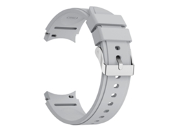 Bracelete Para Samsung Galaxy Watch 4 (40mm) - Silicone - Cinza Claro