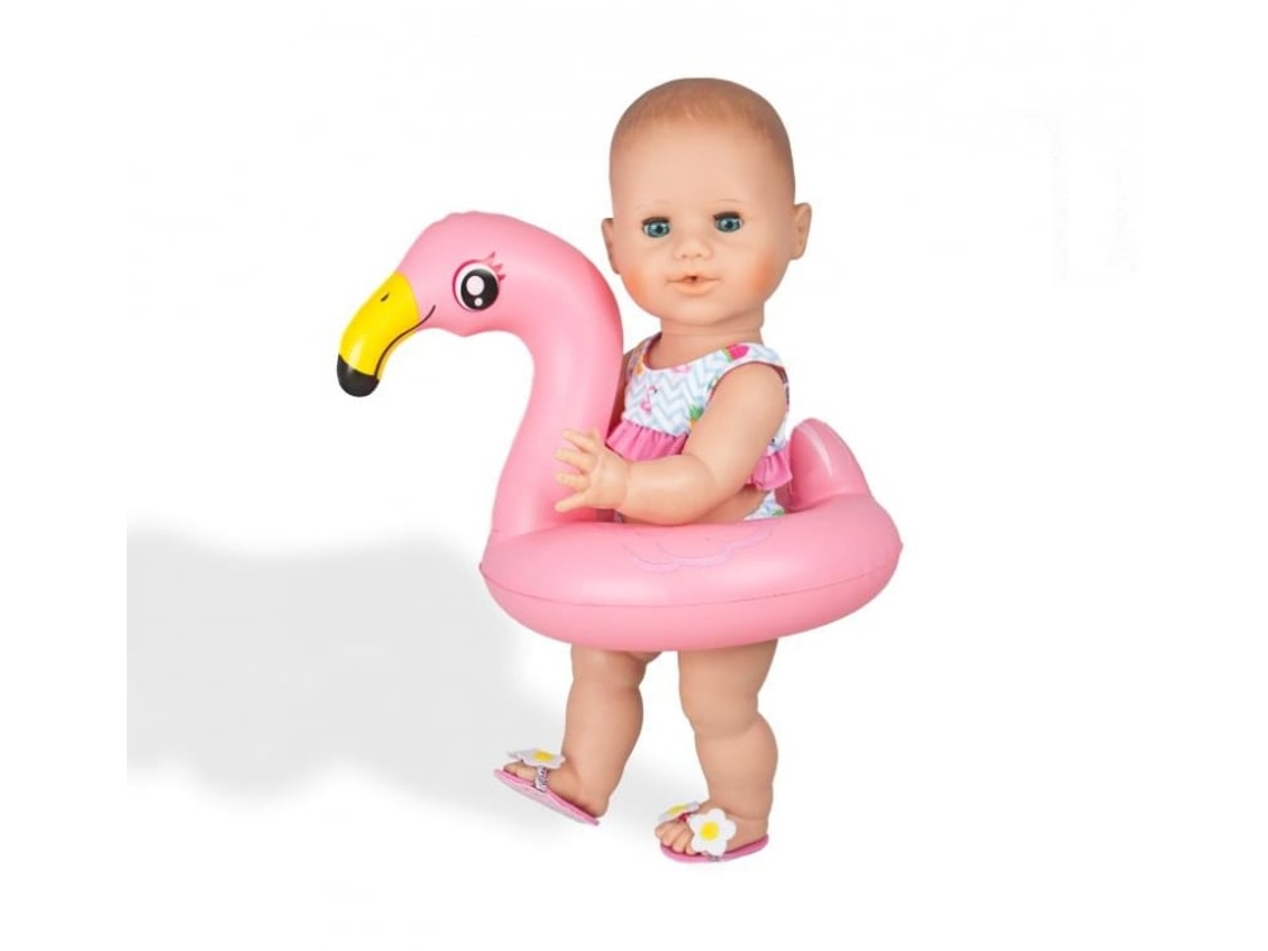 Conjunto De Natação Para Bonecas Heless Flamingo (35 45cm)