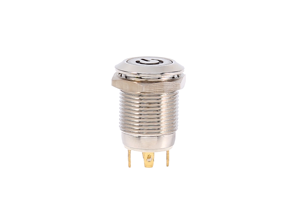 Laxiscreed Interruptor De Botão Liga/desliga Led 12v 2a Com Design Em Metal