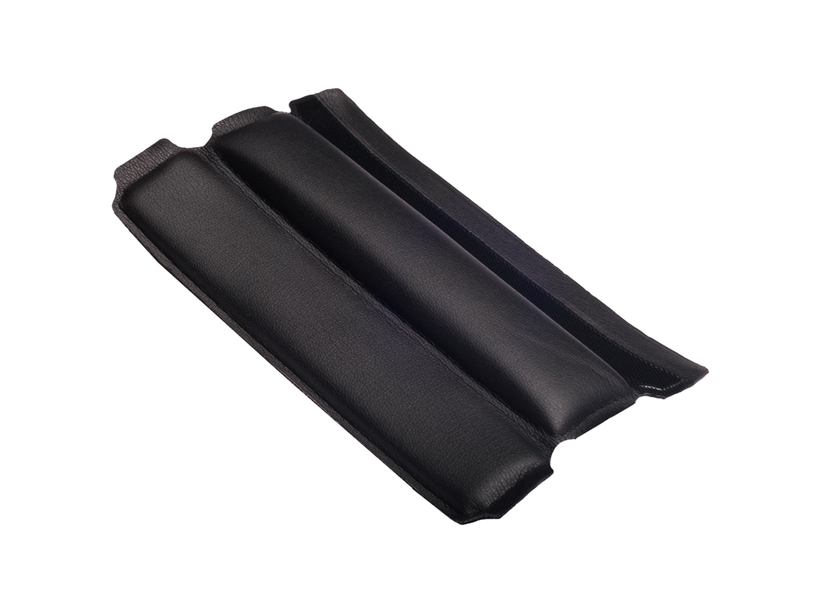 Almofada Zruxe Para Auscultadores Bose Qc35 (banda Superior, Pele Ecológica, Espuma De Memória, Preta)