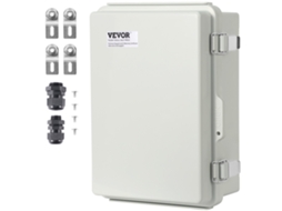 Caixa de Conexão VEVOR Caixa Elétrica Externa 430X330X180Mm Plástico Abs