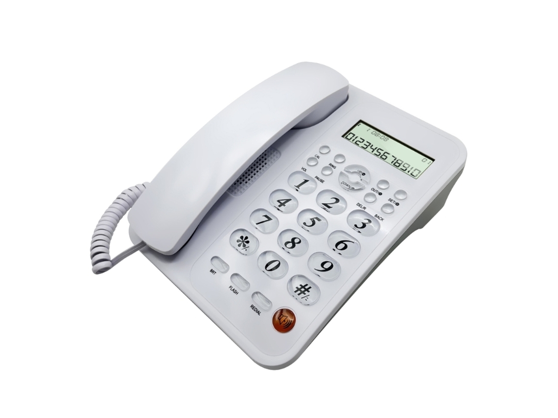 Telefone Fixo Com Fio Telefones Fixos Com Botões Grandes Telefone Fixo Para Escritório E Casa Brilvibera