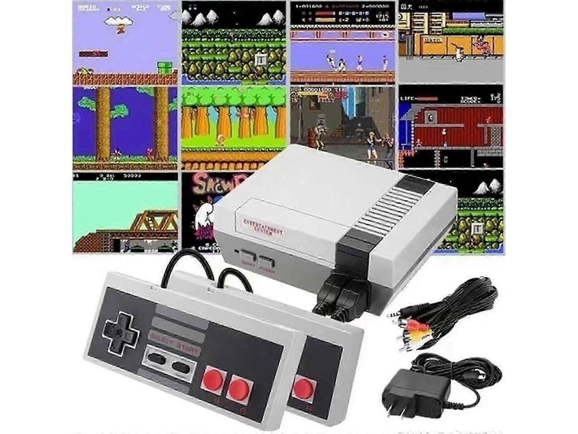 Retro Game Console com 620 Jogos de Vídeo, Saída Av e Hdmi Hd, Plug And Play, Classic Edition Mini Entertainment System Adultos e Crianças GOKOCO