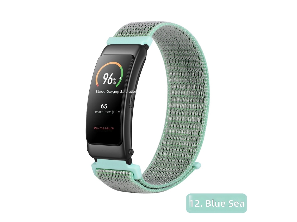 Pulseira Compatível com Huawei B7 B6 B3 e Keep B4 Nylon com Velcro 16mm CHABERLU