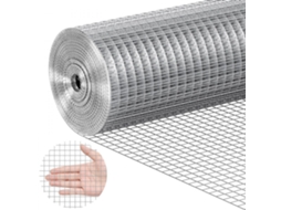 Conjunto De Rede Galvanizada 610mm X 7,62m Para Proteção De Jardins E Animais Tekmaquinas