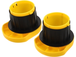 Dispensador De Filme Stretch Amarelo Antiderrapante Pretyzoom Com Freio E Alça Ergonômica, Plástico Durável Para Cabine