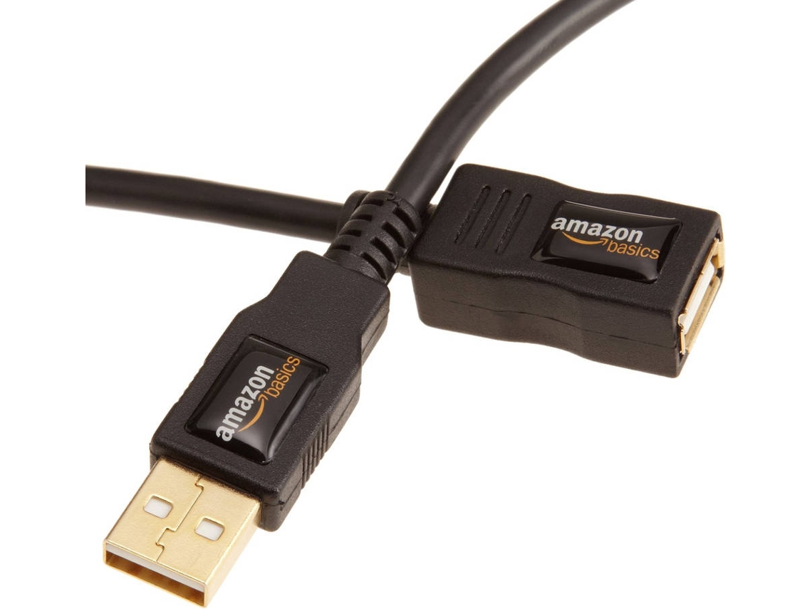 Cabo de Dados AMAZON (USB A - 1 m - Preto)