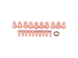 Conjunto De 21 Electrodo E Bico De Latão 1.3mm Para Soplete De Corte Plasma Pt80 40‑50a
