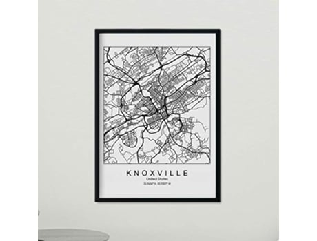 Póster NACNIC con mapa de Knoxville (A4)