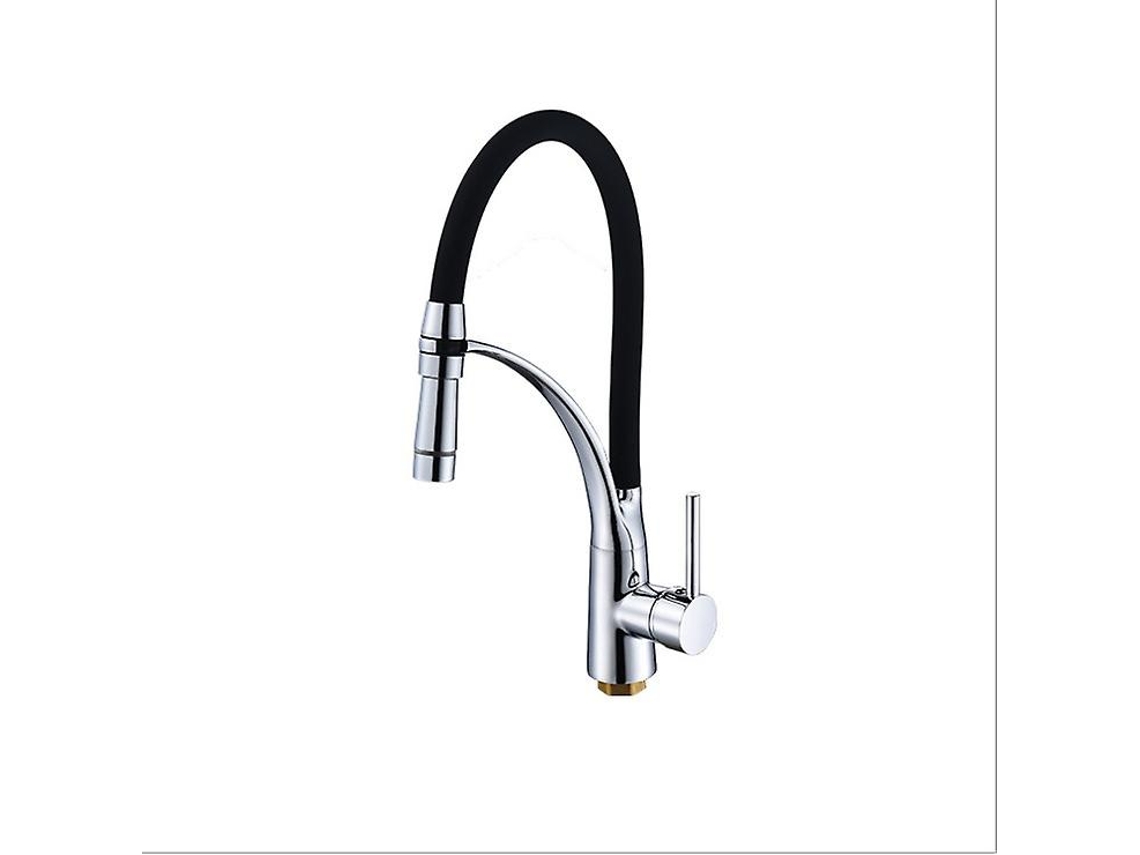 Torneira De Cozinha, Pia Em Aço Inoxidável, 2 Modos De Jato, Ducha Extensível, Giratória 360°