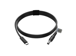 Cabo de Carregamento USB-C para DC 5.5x2.1mm 10m 20v 5a 100w PD