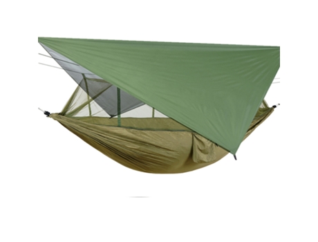 Rede De Campismo Com Rede Mosquiteira E Lona, 200kg Capacidade, Ultraleve, Respirável, Para Exterior E Caminhadas, 260cm X 140cm Vylara