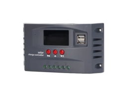 Controlador de carga solar MPPT 12v 24v 10a tela LCD regulador fotovoltaico S/MARCA